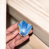 Porte-clés en Agate Polie Naturelle de Haute Qualité Cambay Art, Pierre de Guérison, Couleurs et Tailles Personnalisables, Feng Shui Chinois