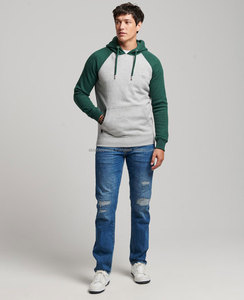Sweat à capuche à manches longues pour homme Sweat-shirt à capuche personnalisé Hip Hop Sweat à capuche en coton respirant - Product Image 3