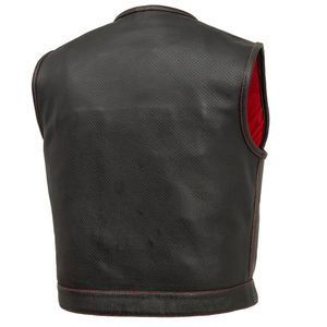 Nuevo Diseño, Chaleco de Cuero para Hombre, Estilo Casual, Transpirable, de Alta Calidad, para Invierno, Motocicleta, Estilo Personalizado - Product Image 2