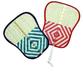 Handcrafted Seagrass <b>Wall</b> <b>Mounted</b> Decorative Accents Ornaments Bamboo Crafts Hand <b>Fan</b> Home Decor Wholesale Beautiful Wholesale - Product Image 3