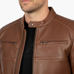 Venta Directa de Fábrica, Chaqueta de Cuero para Motocicleta Más Vendida, Chaqueta de Cuero para Motocicleta Transpirable de Primera Calidad para Hombre - Product Image 6