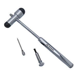 Marteau réflexe Cross Buck noir, marteau de percussion pour musiciens et tests neurologiques des réflexes, bases des marteaux de percussion - Product Image 6