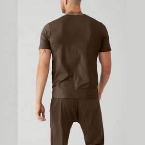 Chemise d'été pour homme, personnalisée, légère, de qualité supérieure, coupe slim, nouveau t-shirt décontracté, business, prix bas, haute qualité, travail. - Product Image 3