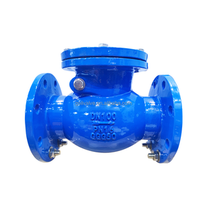 Clapet <span class=keywords><strong>anti</strong></span>-<span class=keywords><strong>retour</strong></span> à ressort en fonte ductile DN50-DN300 PN16 H44X pour conduite d'<span class=keywords><strong>eau</strong></span>, compatible OEM - Product Image 2