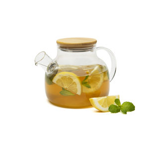 Tetera de Vidrio Excelsa de 1 L Transparente con Tapa de Bambú Eco Living - Product Image 3