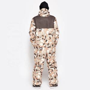 Camo One Piece Ski Suit Waterproof Men Snowboard Jumpsuit Outdoor Winter Warm Breathable Snow Suit for Men Women Hooded Unisex - Product Image 4