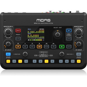For New DP48 Dual 3.1-<b>Channel</b> Stainless Steel Personal Monitor Mixer with SD Card Recorder - Product Image 2
