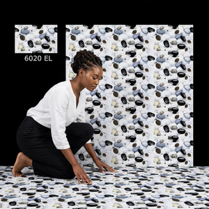 Carreaux muraux extérieurs en céramique émaillée brillante à motif brique 3D pour espaces commerciaux et de vente au détail 250x375mm - Product Image 3