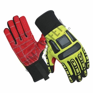 Gants de sécurité industriels robustes anti-vibrations pour mécaniciens, en Spandex résistant aux chocs, en cuir synthétique, pour la lutte contre les incendies - Product Image 1