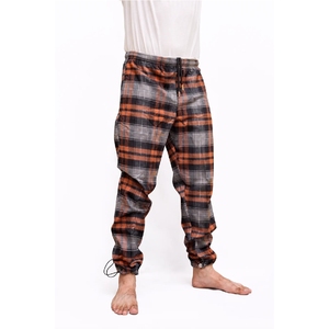กางเกงขายาวผ้าแฟลนเนลลายสก็อตพรีเมียมจากโรงงานโดยตรงในสหรัฐอเมริกา อุ่นสบาย ใส่สบายๆ ผลิตแบบ OEM - Product Image 4