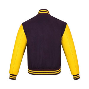 Veste de sport en cuir pour homme avec logo personnalisé OEM, style streetwear, pour l'hiver, à bas prix - Product Image 2