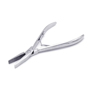 Pinzas de Alta Calidad para Extensiones de Cabello, de Acero Inoxidable, Duraderas y Profesionales, Kit de Herramientas Plateadas para Uso Comercial - Product Image 1