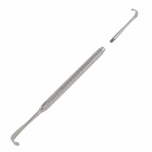 Retractor de Hoja Delgada KASDEN de 6.25in (15.9cm), Instrumento Neuroquirúrgico de Doble Extremo, Zetomed Pro - Product Image 6