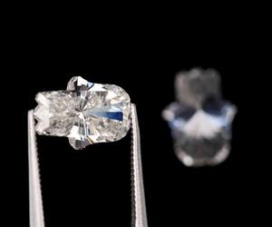 Par de Diamantes Sueltos Cultivados en Laboratorio con Forma de Mano de Hamsa de 2.51CT para Anillos, Pendientes, Colgantes, Fabricación de Joyas, Regalo Religioso - Product Image 2