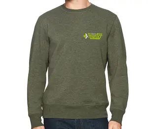 เสื้อฮู้ดดี้ผู้ชาย คอกลม สกรีนโลโก้ได้ ผ้าฟลีซเนื้อนุ่ม ระบายอากาศได้ดี คุณภาพสูง แขนยาว ผ้าฝ้าย อุ่นสบาย - Product Image 1