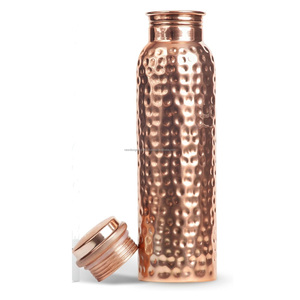 Royal copper เครื่องกำเนิดน้ำอัลคาไลน์สลักด้วยมือทำจากโลหะ950มล. แบบใช้แล้วทิ้งพร้อมฝาปิด - Product Image 1