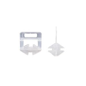 2200-Piece DIY Tile Leveling System Clips 1/16\" (1.5 Mm) Thick PP Tile Leveler <b>Spacers</b> Easy-to-Use Tile Leveling System - Product Image 1