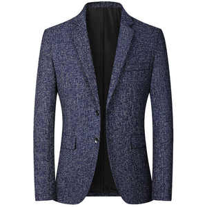 Blazer de Hombre de Doble Botonadura de Alta Calidad y Aspecto Premium, Traje Formal para Cena, Uniforme, Solapa de Pico, Esmoquin - Product Image 2
