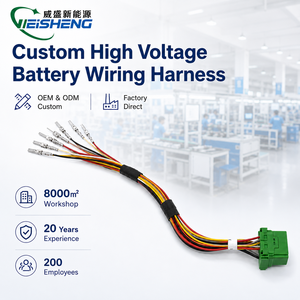 Harnais de connecteurs étanches personnalisés, assemblage de câbles d'alimentation de batterie, OEM ODM - Product Image 1