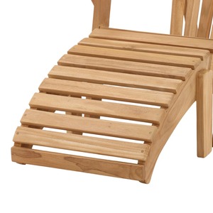 Sillas Adirondack de madera de teca con reposapiés - Muebles ecológicos para exteriores para complejos turísticos, villas y proyectos de hostelería - Product Image 5