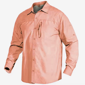 Camisetas de pesca personalizadas para hombre, fabricadas con tela de poliéster y spandex, con logotipo personalizado, tela ultra suave al tacto, servicio de personalización. - Product Image 4