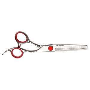 Tijeras Profesionales para Cortar el Cabello de 6 Pulgadas, Tijeras de Entresacar con 30 Dientes, Cuchilla Convexa, Mango Ergonómico, Instrumentos de Belleza - Product Image 1