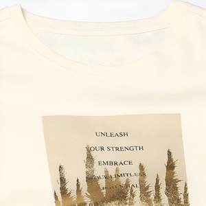 Camisetas de Mujer en Diferentes Colores, Ropa Casual, Servicio OEM, Tejidos Transpirables de Secado Rápido, Camisetas para Mujer, Más Vendidas - Product Image 5