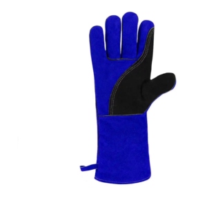 ถุงมือหนังวัวเสริมความทนทานต่อความร้อนสูง สำหรับงานเชื่อม งานอุตสาหกรรม งานหนัก งานเชื่อมบาร์บีคิว - Product Image 4