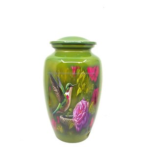 Urnas de Cremación de Aluminio Estilo Americano, Personalizadas, al por Mayor, para Cenizas Humanas y de Adultos, 10 Pulgadas, Capacidad de 200/220 Pulgadas Cúbicas, Proveedor - Product Image 1