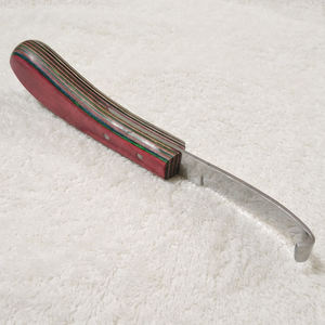 Cuchillo ovalado para pezuñas, afilador de herrador, cuidado de pezuñas, corte y limpieza, instrumentos veterinarios para ganado, hoja de acero inoxidable - Product Image 2