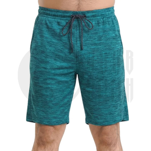 Pantalones Cortos Bermuda de Secado Rápido para Hombre, Color Sólido, Cintura con Cordón, Tejido de Poliéster, Casuales, con Bolsillos - Product Image 5