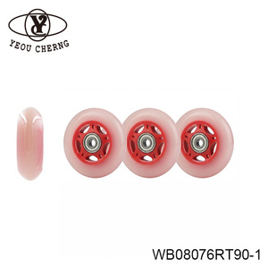 Heavy Duty PU <b>Wheels</b> 100x24mm for Carts & Display Equipment - Product Image 4