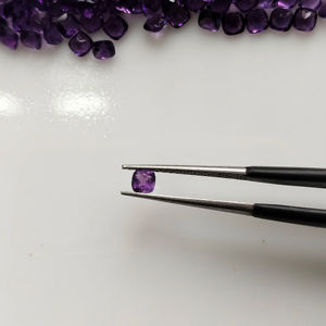 Ametista Africana Natural, Corte Cojín de 3 mm, Color Púrpura, Gema Suelta de la Mejor Calidad, Gemas Red Mountain para Joyería - Product Image 1
