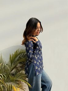 Cotton Short Kurti for Women | Stylish Kurti | Short Kurti Top | Casual Kurta for Women | Comfortable Cotton <b>Kurtis</b> for Womens - Product Image 3