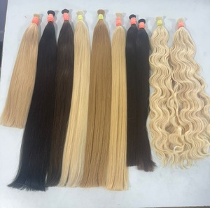 Extensions de cheveux naturels indiens 100% Remy bruts, tissage double trame à la machine, toutes couleurs disponibles pour salon - Product Image 2