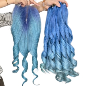 Extensiones de Cabello Humano Vietnamita Ombre de la Más Alta Calidad, Colores Vibrantes, Cabello Natural Rizado, Set de Paquetes con Cierre 2026 - Product Image 3