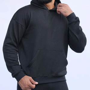 Solid Color Fleece <b>Pullover</b> Regular Fit <b>Men</b> Hoodies Winter Clothing Pocket Design Winter Wear <b>Men</b> Hoodie In Low MOQ - Product Image 1