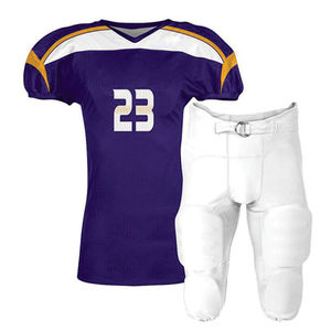 Pakistan Manufacture American Football Uniforms Breathable Polyester Fabric Sustainable High Quality Short Customizable <b>Sale</b> - Product Image 1