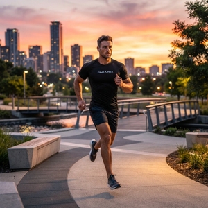 Camiseta de Compresión para Hombre, Negra, Manga Corta, Deportiva, para Gimnasio, Entrenamiento, Ropa Deportiva, Logotipo Personalizado, Fitness, Running, Ejercicio - Product Image 5