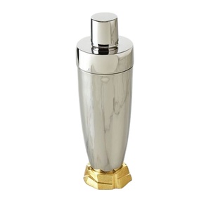 Shaker à cocktails unique en métal, finition argentée, pour mélanger les boissons, le vin et la bière, accessoires de bar en promotion - Product Image 1