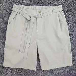 Tela de sarga de poliéster-Solapa trenzada Lavable a máquina Perfecto para viajes de verano y trajes casuales Pantalones cortos hechos en Bangladesh - Product Image 1