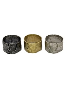 Rond de serviette rond en métal plaqué or Anneaux de serviette en métal doré Porte-serviettes en métal pour décoration de table pour mariage et événements - Product Image 4