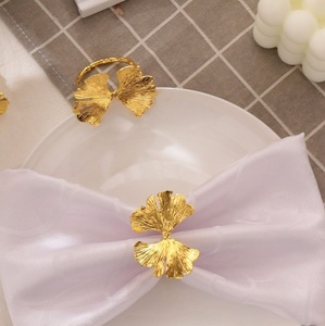 Juego de Anillos para Servilletas de Latón Modernos, Forma Circular, 2.5 cm de Ancho, Decoración de Mesa Duradera, Accesorio para Bodas y Cenas - Product Image 6