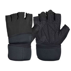 Custom Neoprene Weight Lifting Fitness Gloves Ventilated Design Adjustable Wrist <b>Strap</b> Customizable Color/Size High Quality Wear - Product Image 5