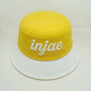 Chapeau Bob en Velours Côtelé Brodé Personnalisé OEM ODM Marque Privée Fabricant Grossiste Faible MOQ Articles de Coiffure - Product Image 2