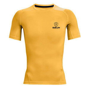Short Sleeve Best Performance Moisture Wicking <b>Stretch</b> Athletic Fitness wear <b>Men</b> Compression Top Pakistan Manufacturer - Product Image 1