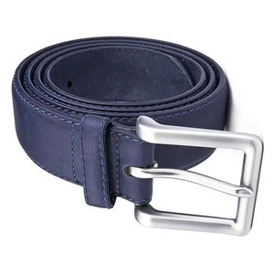 Cinturones de Cuero Vacuno Genuino de Primera Calidad, Hebilla de Acero Ajustable, Ecológicos y Transpirables, para Uso Casual, Formal y de Negocios - Product Image 1