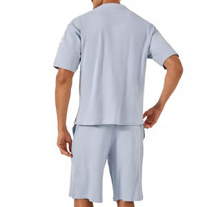 Conjunto Deportivo Informal Personalizado de Dos Piezas, Camiseta y Pantalones Cortos Unisex, Ropa de Verano, Conjunto de Camiseta y Pantalones Cortos Lisos para Hombre 2026 - Product Image 2