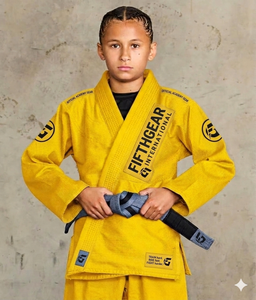 Bjj gi brésilien jiu jitsu enfants kimono arts martiaux gi léger grappin uniforme pour enfants coton doux couture durable - Product Image 4