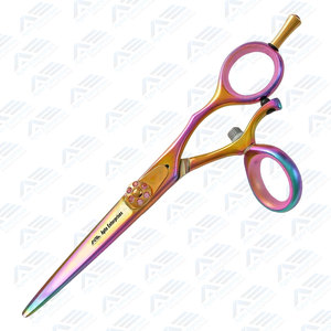 Tijeras de Peluquería Profesionales Gold Rainbow Swivel de 6.0 Pulgadas, Acero Inoxidable 440c, Mango Super Cut, 15g, Ecológicas, Duraderas, con Cuchillas Afiladas - Product Image 5